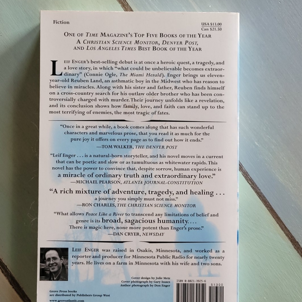PEACE LIKE A RIVER BOOK - Picture 2 of 3
